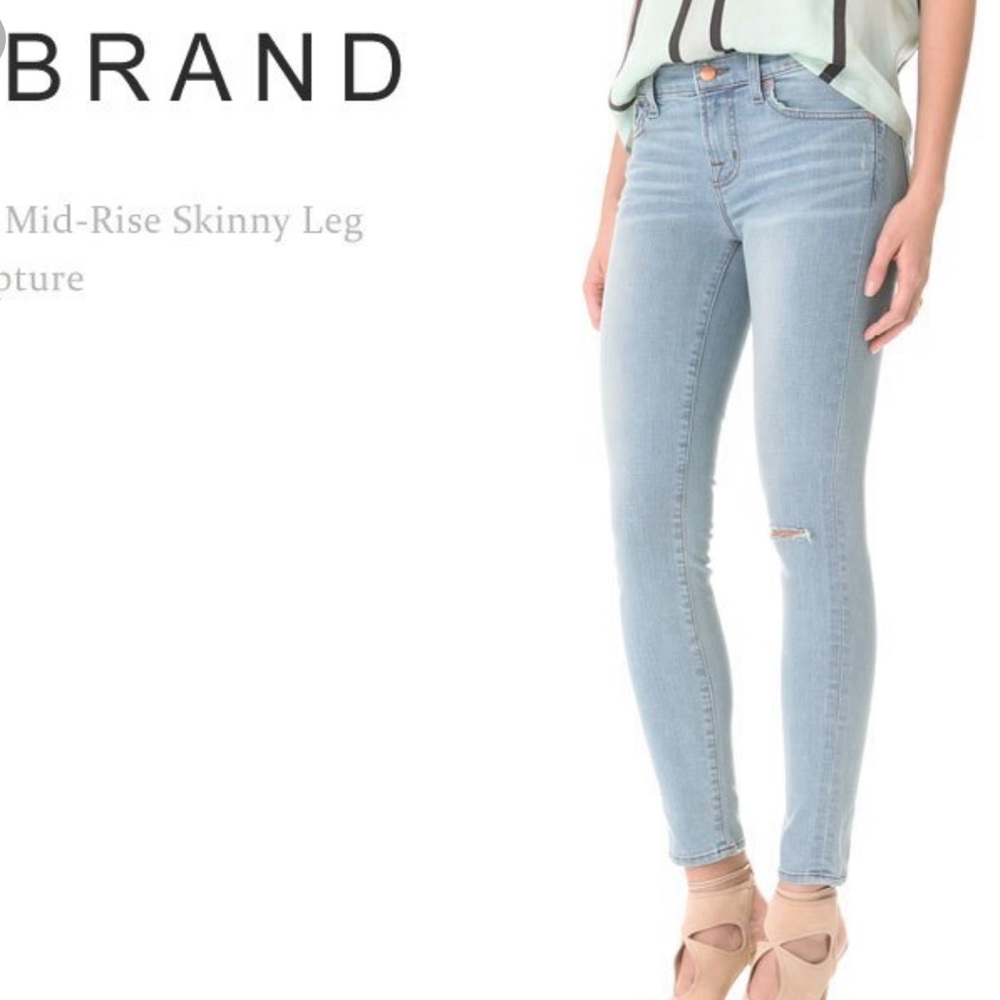J BRAND Skinny Leg Rapture Jeans